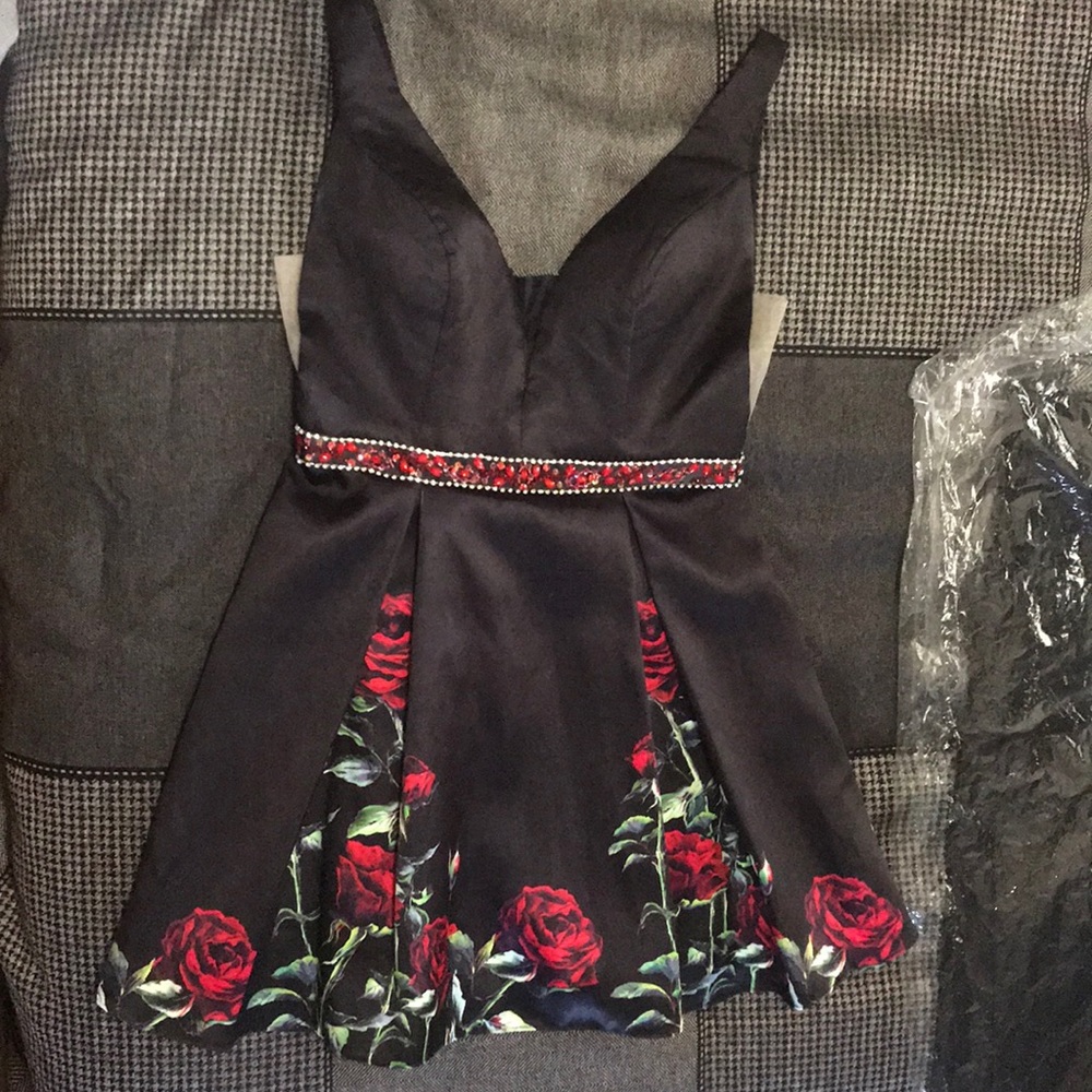 Beautiful rose homecoming dress